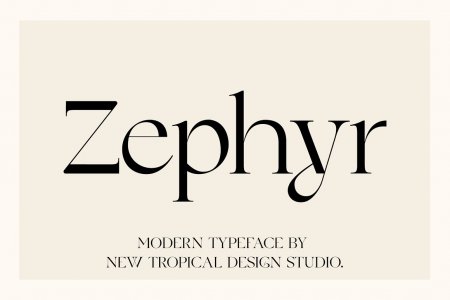 Zephyr - Modern Serif Font