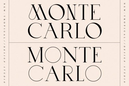 MONTE~CARLO Caps Font
