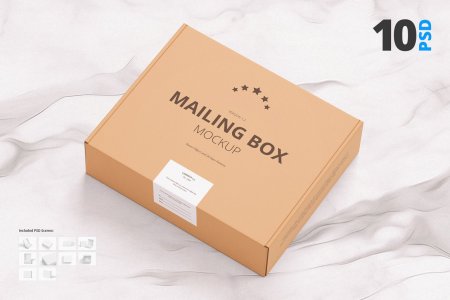 Shipping | Mailing Box Mock-up