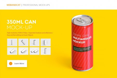 Energy Drink Can Mock-up