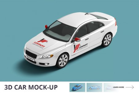 3D Car Mock-up