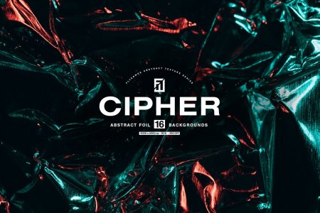 Cipher - Abstract Metal Foil Texture