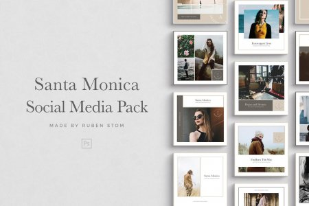 Santa Monica Social Media pack