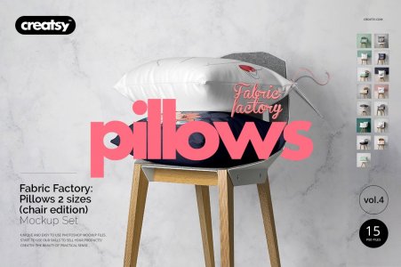 Fabric Factory v4: Pillows on chairs