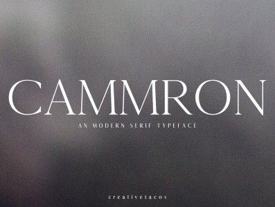 Cammron Serif Font Family