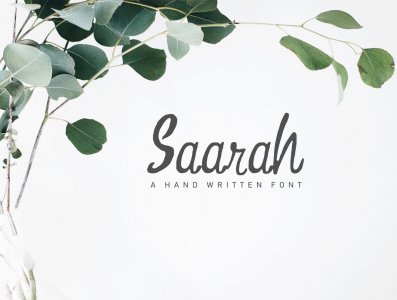 Saarah Fresh Font