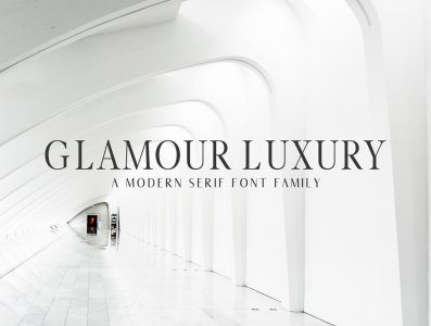 Glamour Luxury Serif Family