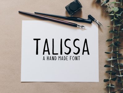 Talissa A Handmade Font
