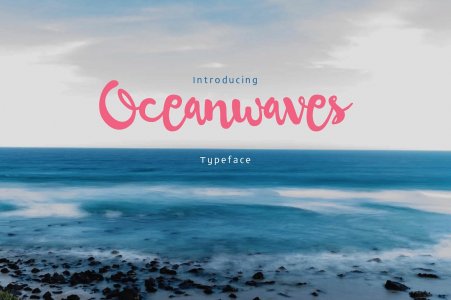 Oceanwaves Typeface