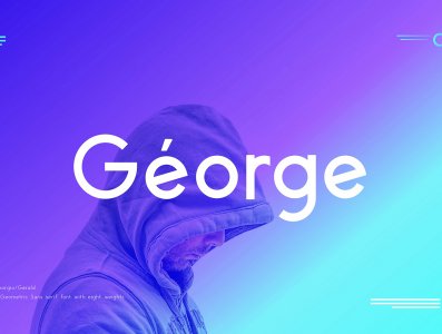 George Geometric Typeface