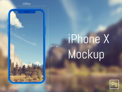 iPhone X AIR Mockup