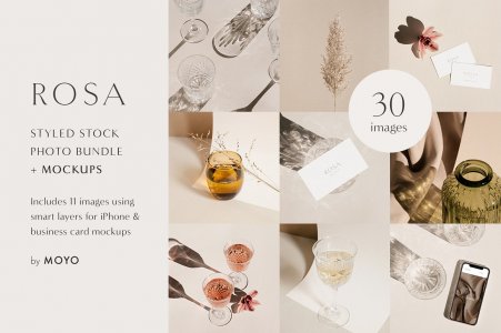Rosa - Stock Photo & Mockup Bundle