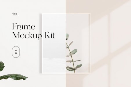 4:5 Frame Mockup Kit