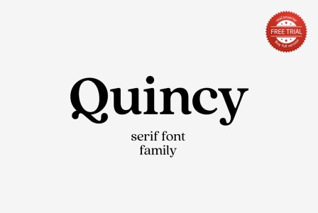 Quincy CF: vintage serif font family