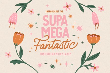 Supa Mega Fantastic Font Duo
