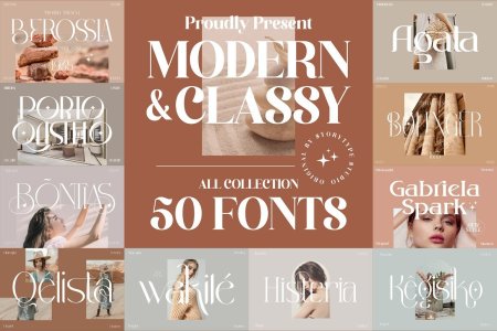 Sale! Mega Bundle 50 Modern Font