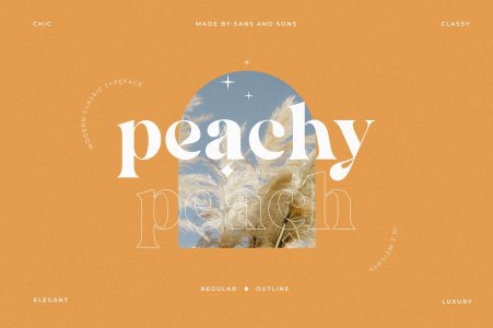 Peach - Modern Chic Serif