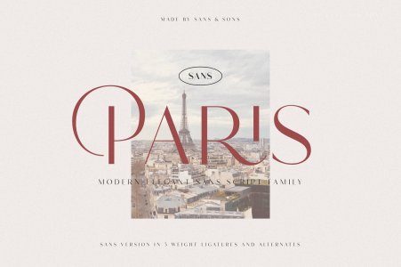 Hello Paris - Modern Sans
