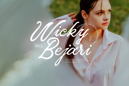 NCL WICKY BEJARI - Unique Script Font