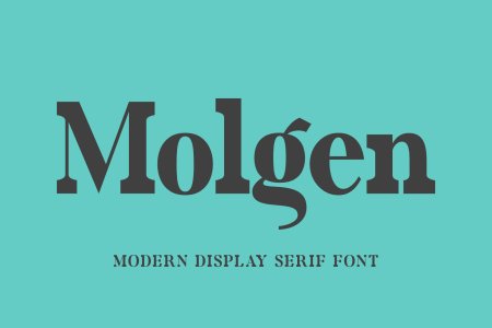 Molgen Modern Display Serif