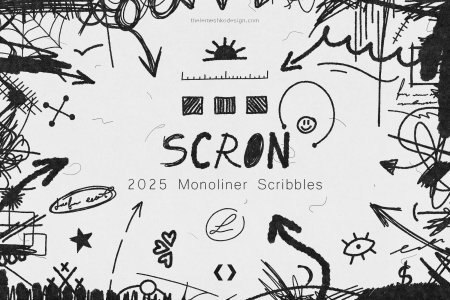 Scron — 2000+ Monoliner Scribbles